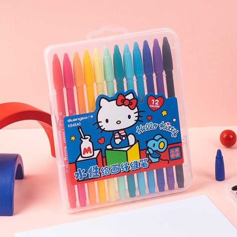 Hộp Bút Dạ Nước GUBKT84640 12 Màu KT