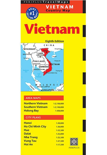 Vietnam Travel Map (Eighth Edition)