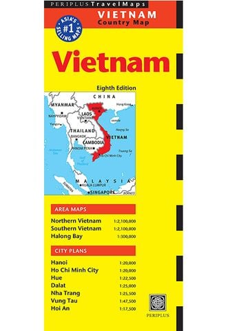 Vietnam Travel Map (Eighth Edition)
