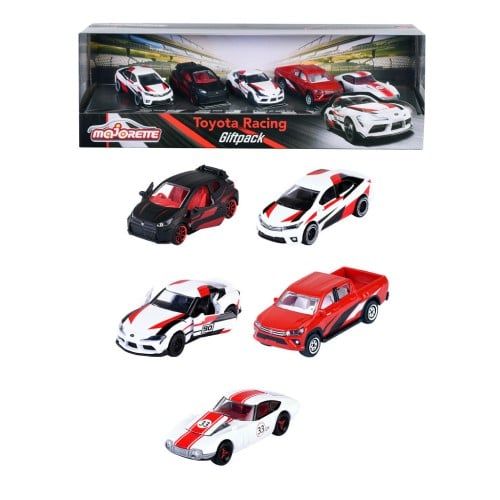 Majorette Bộ 5 Xe Mô Hình Toyota Racing  212053189 (Simba)