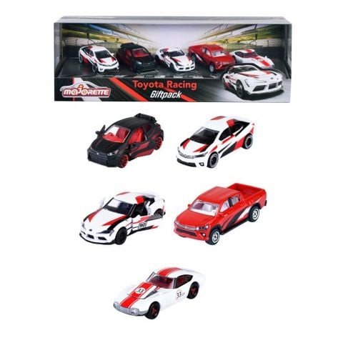 Majorette Bộ 5 Xe Mô Hình Toyota Racing  212053189 (Simba)