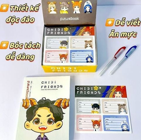 N148 - Nhãn Chibi Friends