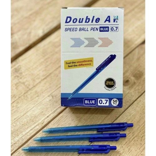 Double A - Viết Bi Da Speed 0.7 Mm - Xanh Dương (Vt)