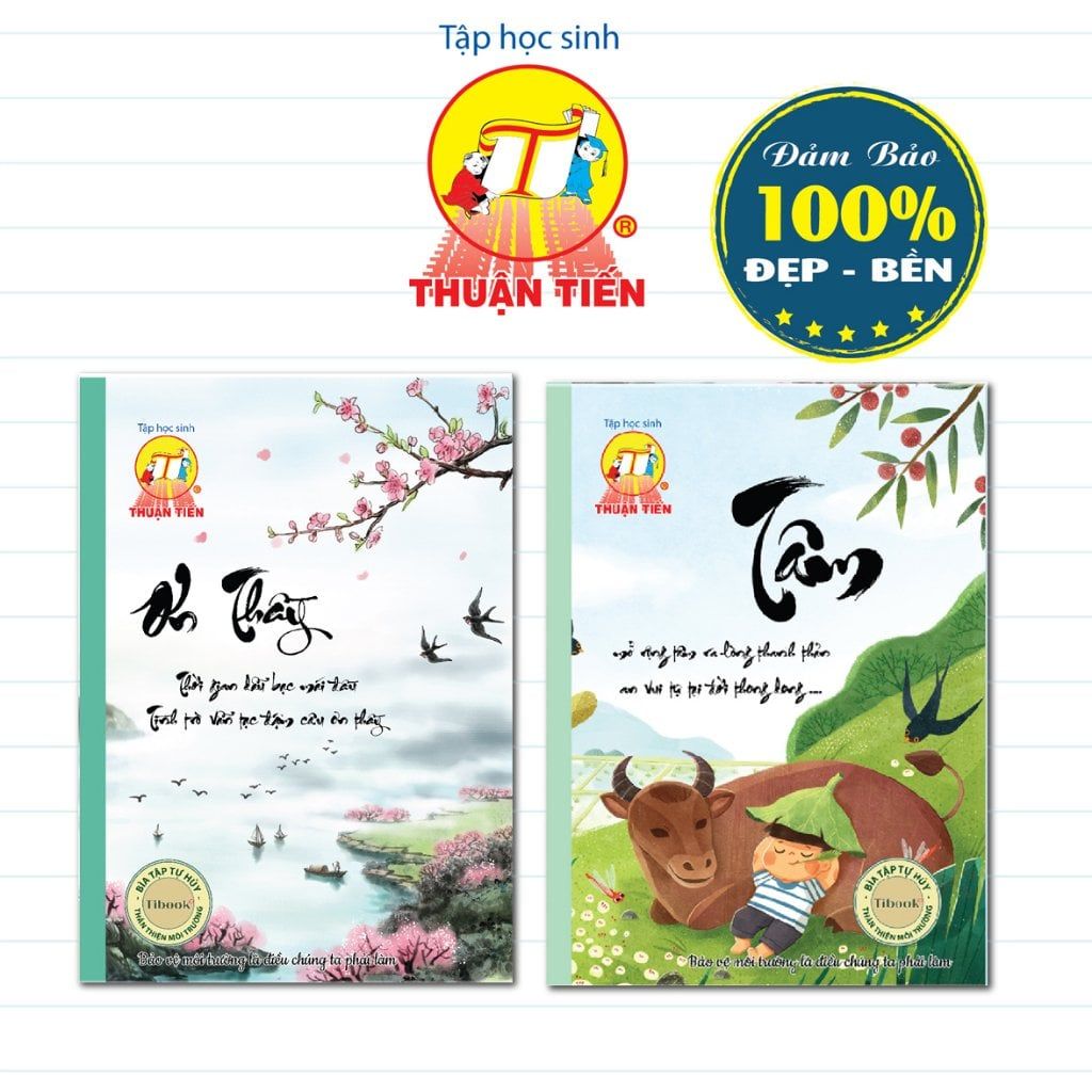 Tập SV Thuận Tiến 200T DL70 Ngang - Thư Pháp