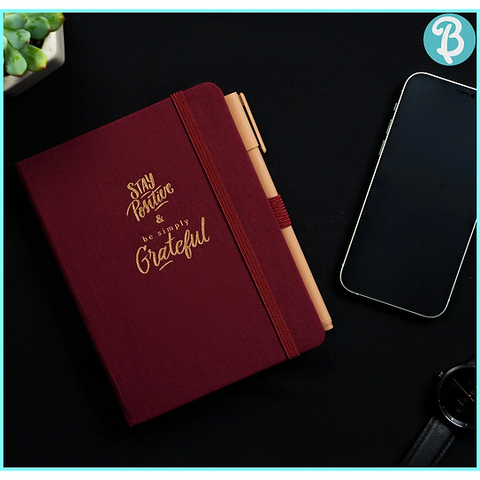 Sổ Tay Bìa Vải Kế Hoạch Ngày DAILY PLANNER VAI-KN65 GRATEFUL