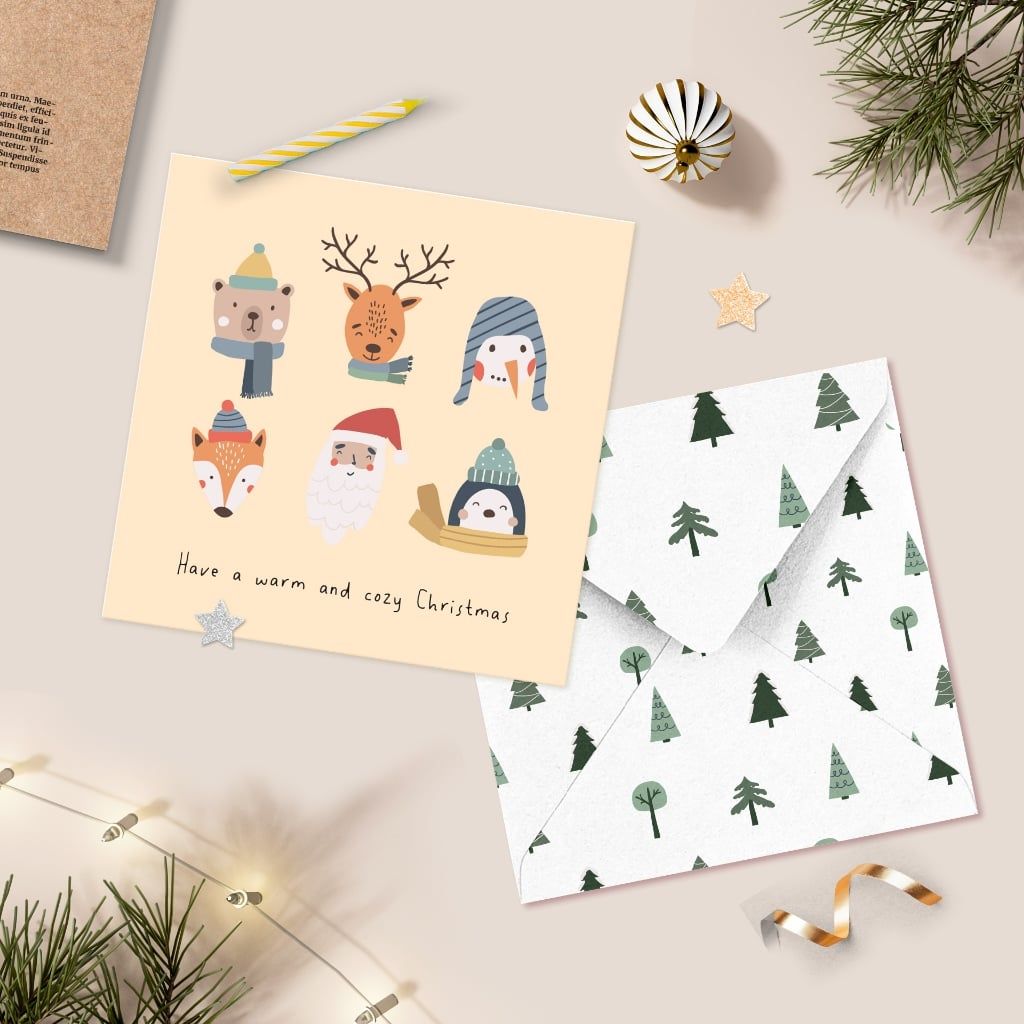 Thiệp Giáng Sinh, Năm Mới Christmas Harmony - Ông Già Noel