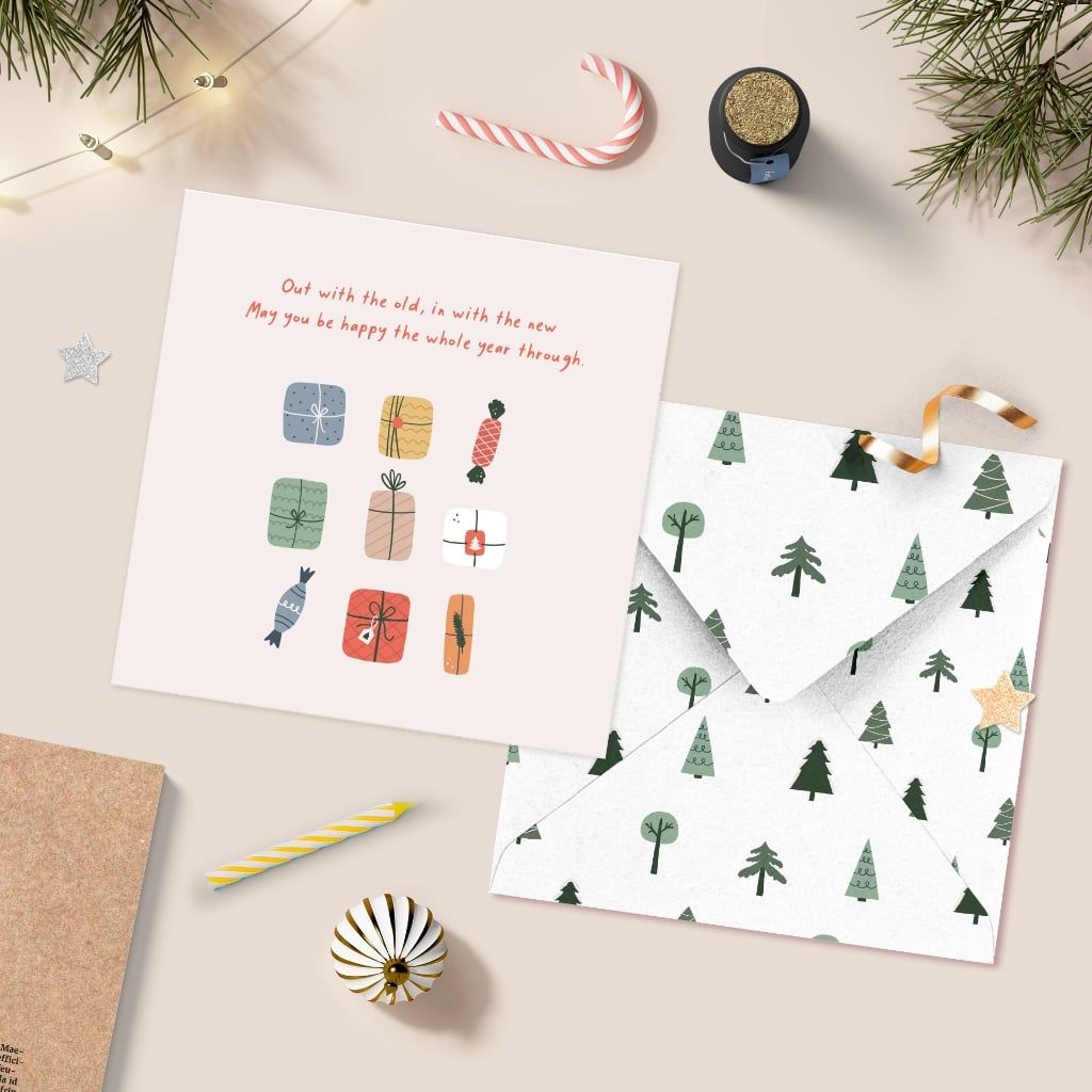 Thiệp Giáng Sinh, Năm Mới Christmas Harmony - Quà