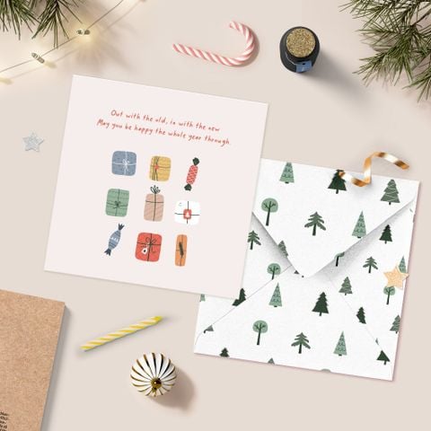 Thiệp Giáng Sinh, Năm Mới Christmas Harmony - Quà