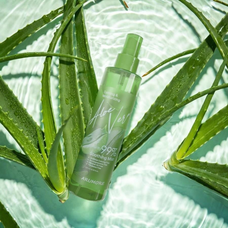 Xịt Khoáng Lô Hội Arumore Aloe Vera  Soothing Mist