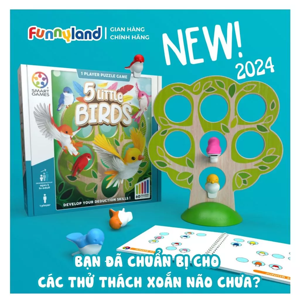 Smartgames Đồ Chơi Trí Tuệ 5 Little Birds SG 039 60018816