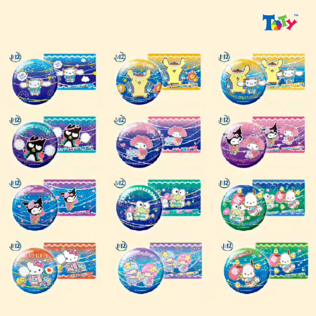 Huy Hiệu Trang Trí Sanrio Characters - Fireworks Festival - RS20