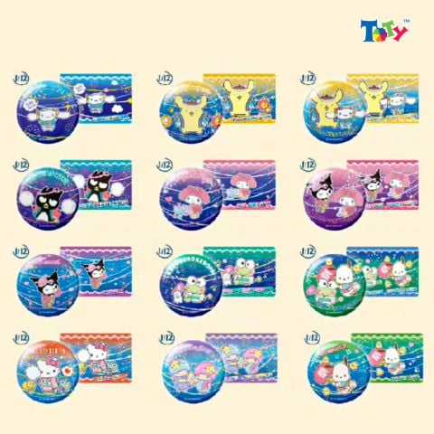 Huy Hiệu Trang Trí Sanrio Characters - Fireworks Festival - RS20