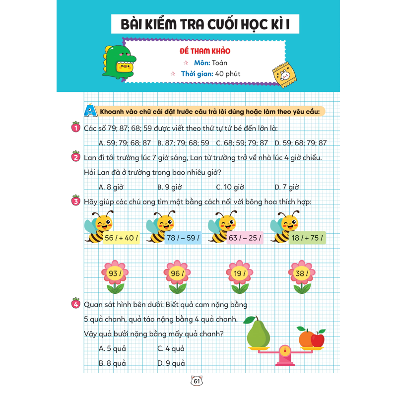 Vở Bài Tập Toán 2 Tăng Cường Tập 1