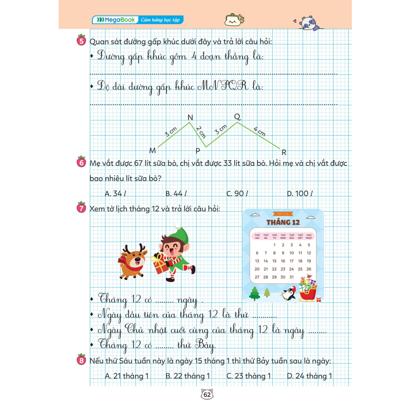 Vở Bài Tập Toán 2 Tăng Cường Tập 1