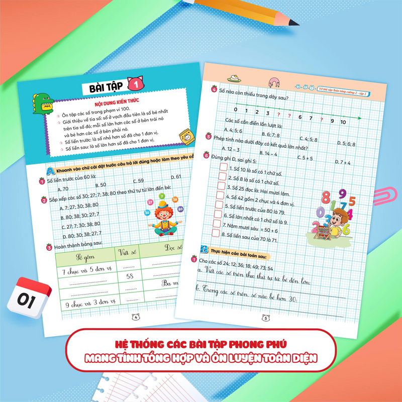 Vở Bài Tập Toán 2 Tăng Cường Tập 1