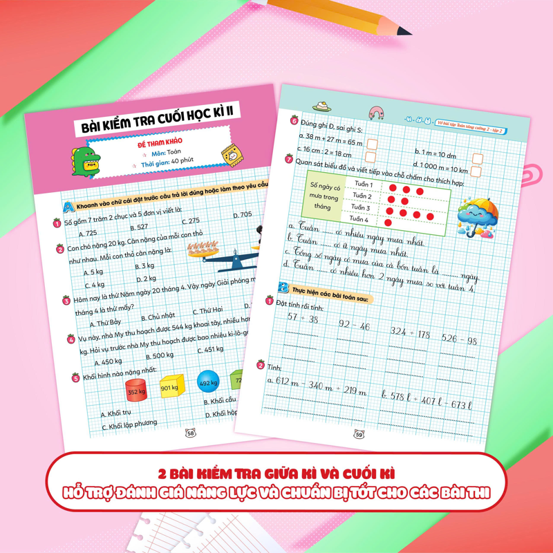 Vở Bài Tập Toán 2 Tăng Cường Tập 2