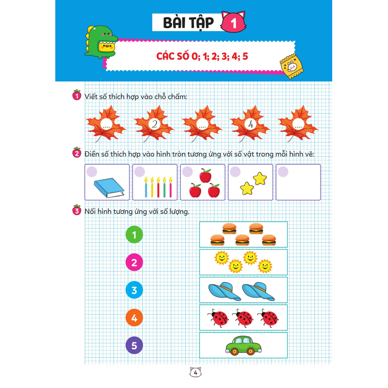 Vở Bài Tập Toán Tăng Cường 1 - Tập 1