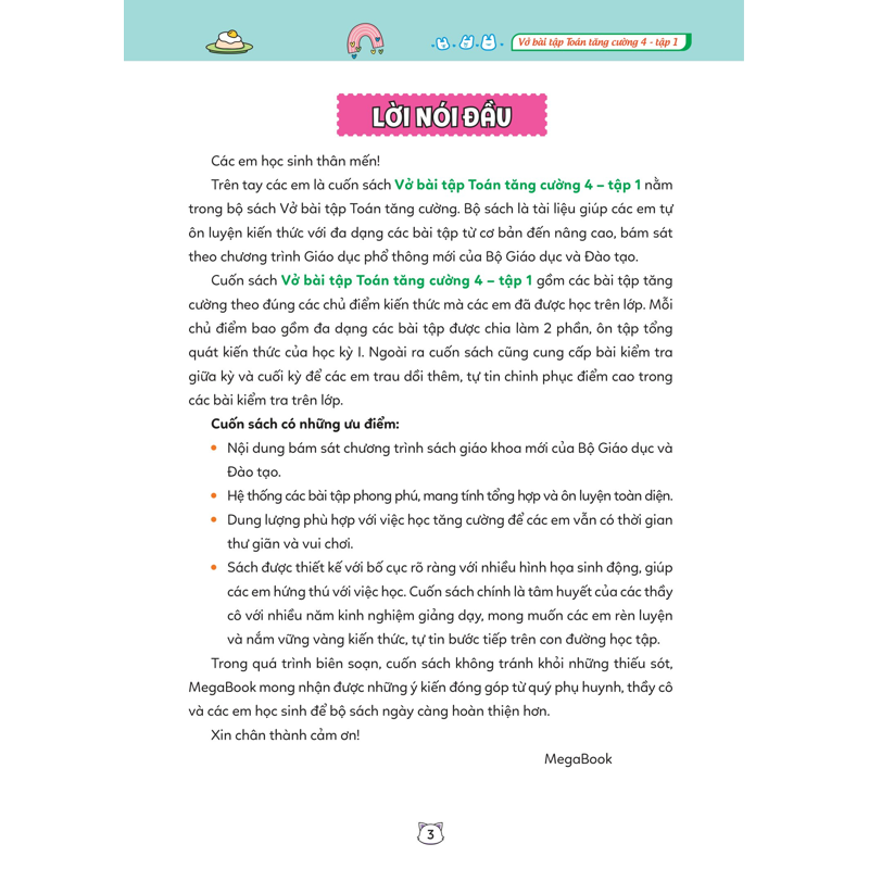Vở Bài Tập Toán Tăng Cường 4/1 (Theo Chương Trình Mới)