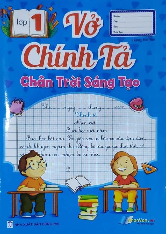 Vở Chính Tả - Lớp 1 (Chân Trời Sáng Tạo)