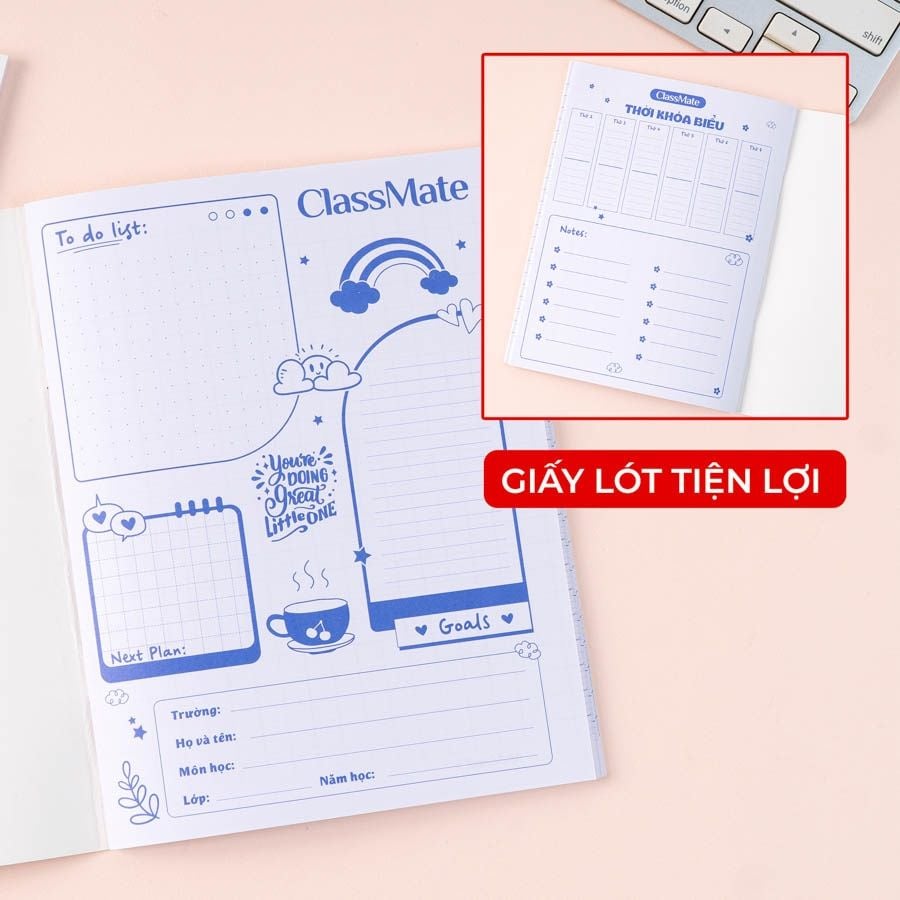 Tập Học Sinh 96tr Classmate DL70gsm 4 Ly Ngang NA5-09-011