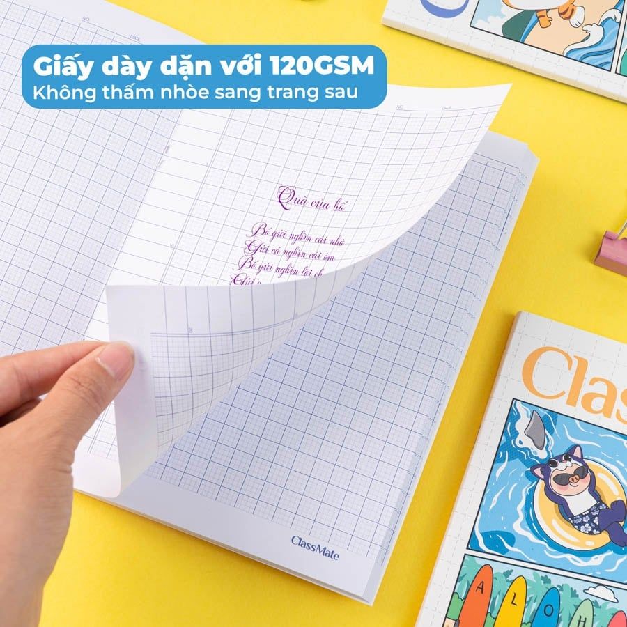 Tập Học Sinh 96tr Classmate DL120gsm 4oly NA5-09-001 (Giao mẫu ngẫu nhiên)