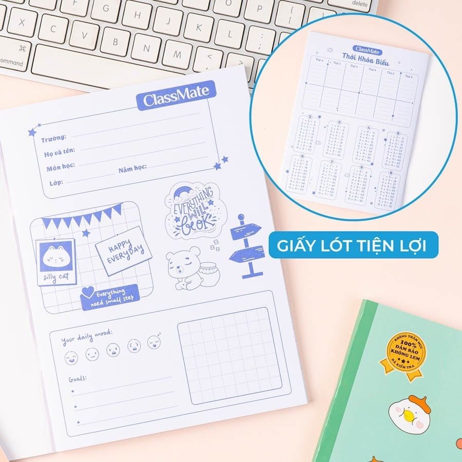 Tập Học Sinh 96tr Classmate DL100gsm 4oly NA5-09-003 (Giao mẫu ngẫu nhiên)