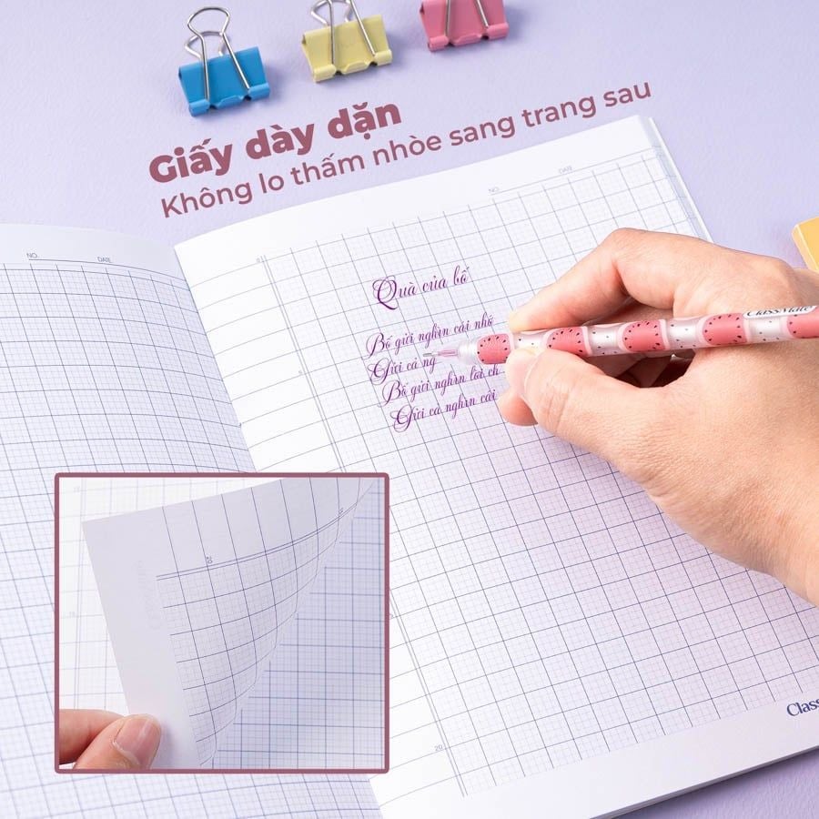 Tập Học Sinh 96tr Classmate DL100gsm 4oly NA5-09-005 (Giao mẫu ngẫu nhiên)
