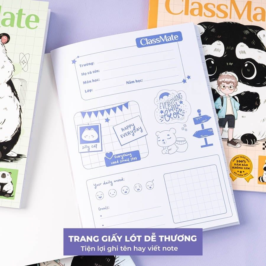 Tập Học Sinh 96tr Classmate DL100gsm 4oly NA5-09-005 (Giao mẫu ngẫu nhiên)