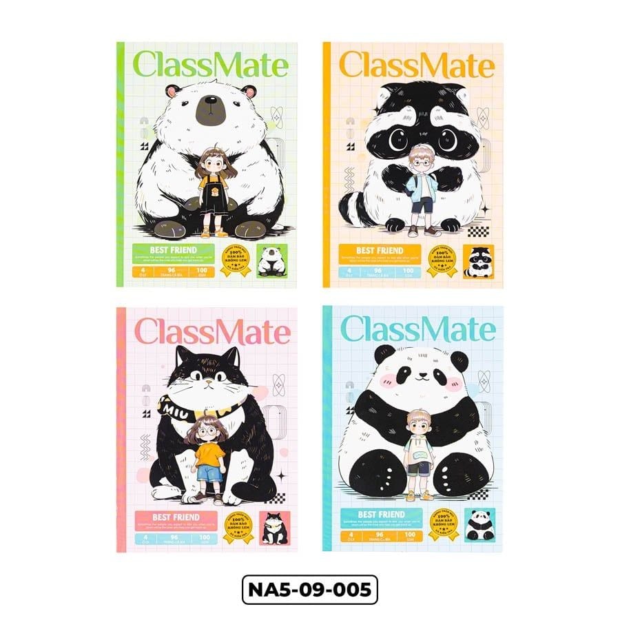 Tập Học Sinh 96tr Classmate DL100gsm 4oly NA5-09-005 (Giao mẫu ngẫu nhiên)