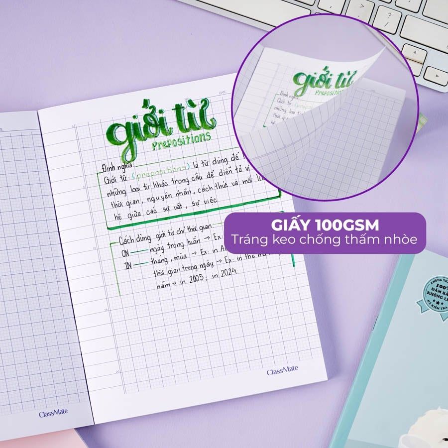 Tập Học Sinh 96tr Classmate DL100gsm 4oly NA5-09-006 (Giao mẫu ngẫu nhiên)