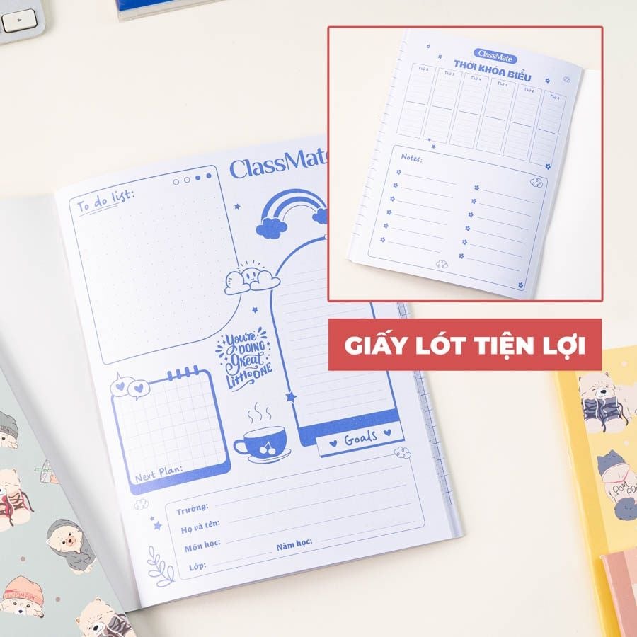 Tập Học Sinh 96tr Classmate DL80gsm 4oly NA5-09-008 (Giao mẫu ngẫu nhiên)