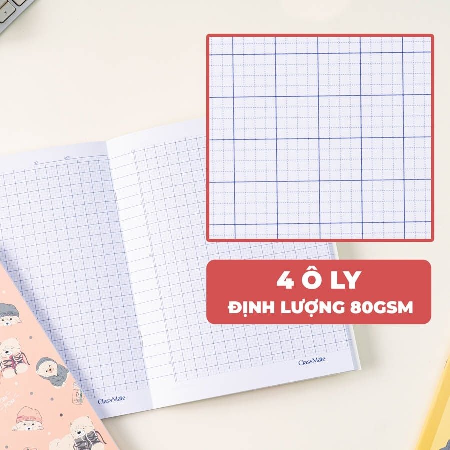 Tập Học Sinh 96tr Classmate DL80gsm 4oly NA5-09-008 (Giao mẫu ngẫu nhiên)