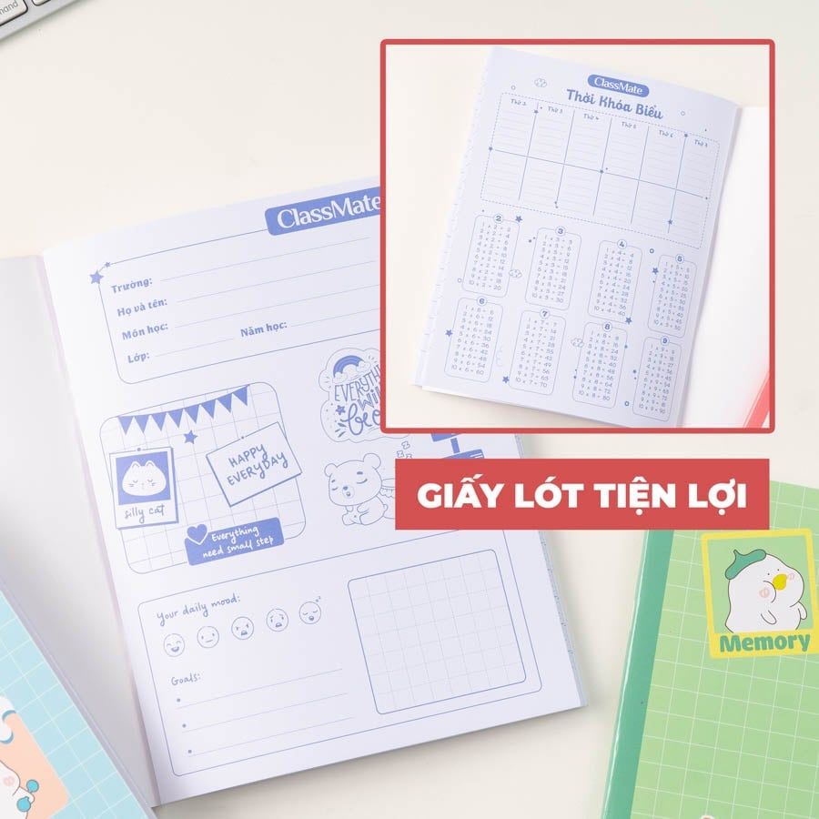 Tập Học Sinh 96tr Classmate DL100gsm 5oly NA5-09-004 (Giao mẫu ngẫu nhiên)