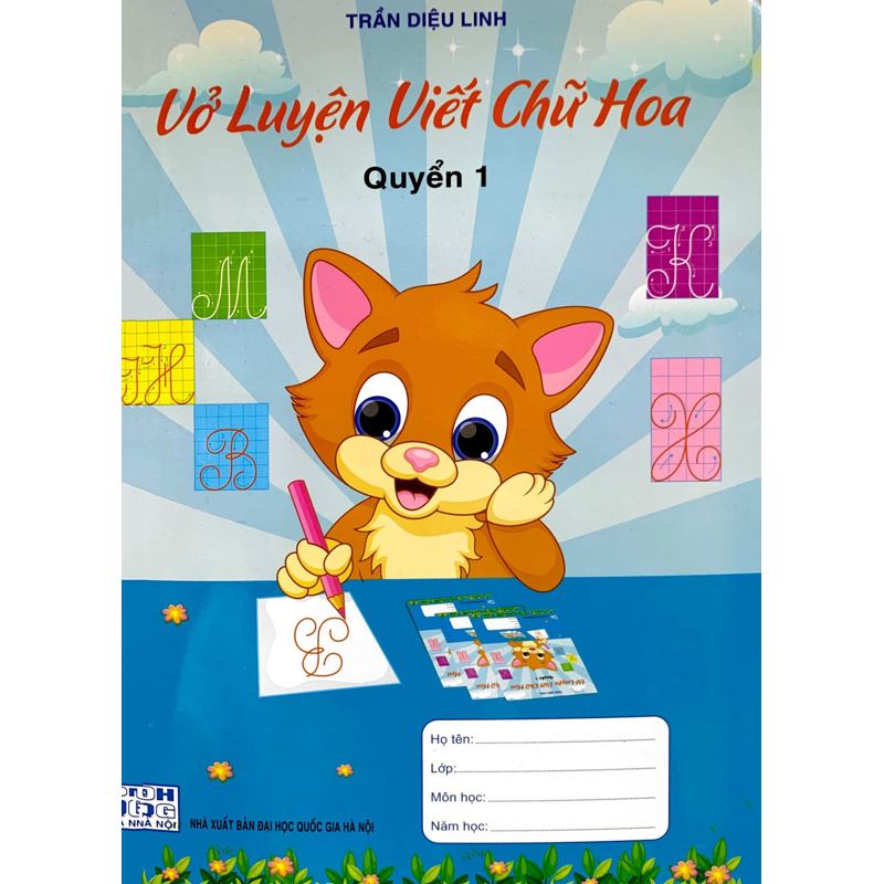 Vở Luyện Viết Chữ Hoa - Quyển 1