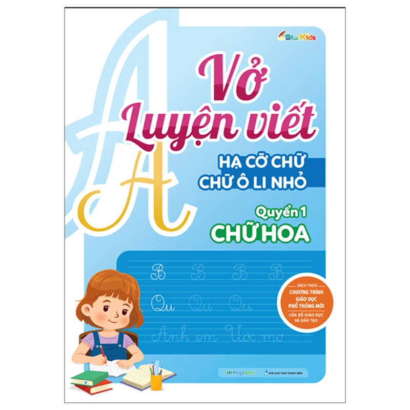 Vở Luyện Viết Quyển 2 - Chữ Thường - Hạ Cỡ Chữ, Chữ Ô Li Nhỏ