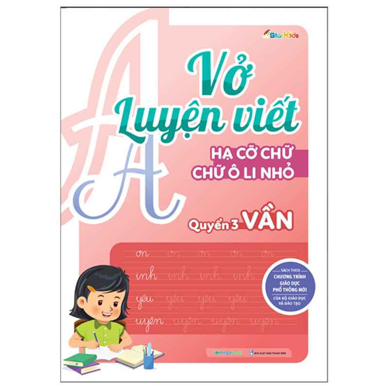 Vở Luyện Viết Quyển 2 - Chữ Thường - Hạ Cỡ Chữ, Chữ Ô Li Nhỏ
