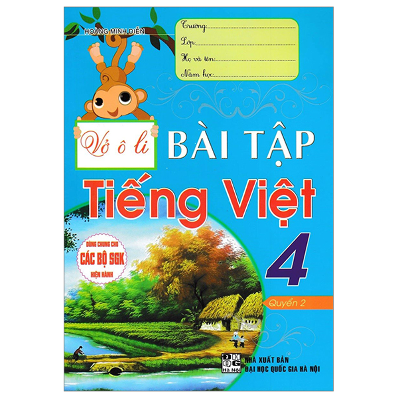 Vở Ô Li Bài Tập Tiếng Việt 4/2 (25.000)
