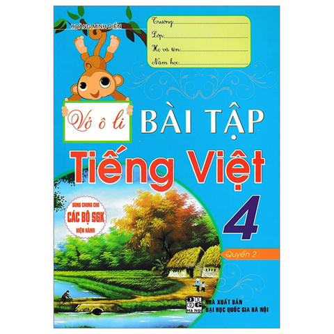 Vở Ô Li Bài Tập Tiếng Việt 4/2 (25.000)