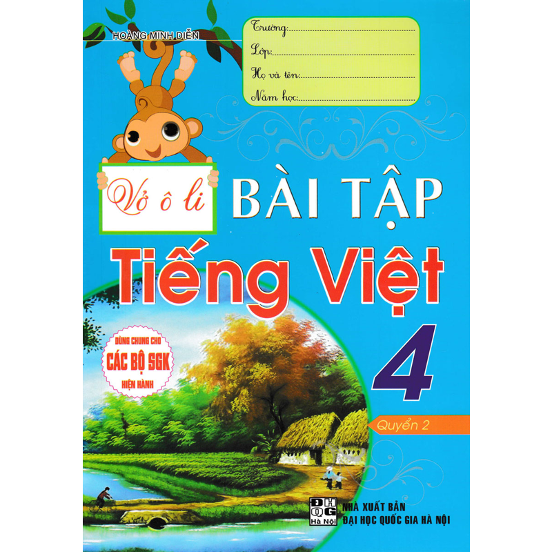 Vở Ô Li Bài Tập Tiếng Việt 4/2 (25.000)