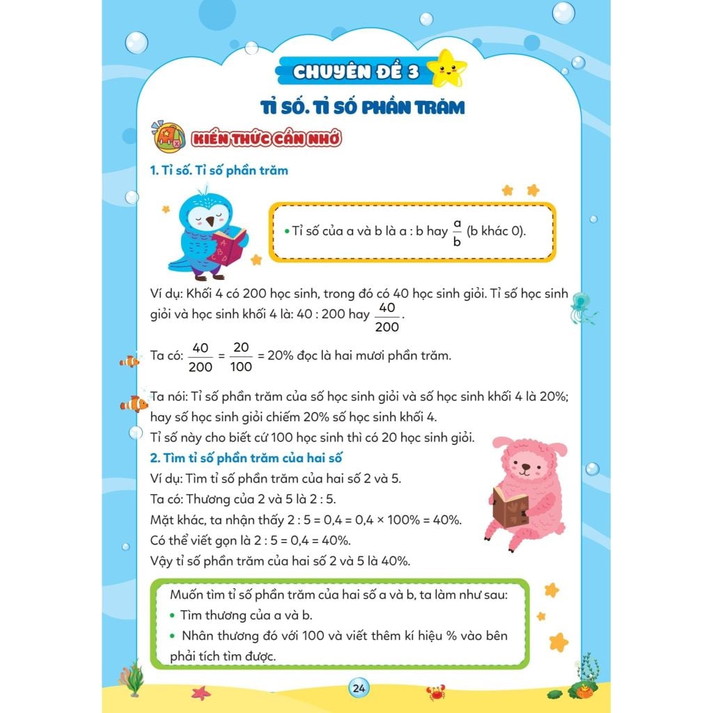 Vở Ôn Hè Toán 5 - Dùng Cho Học Sinh Lớp 5 Lên Lớp 6