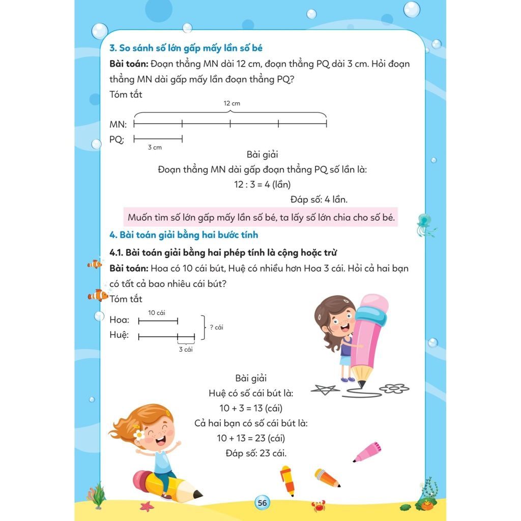 Vở Ôn Hè Toán 3 - Dùng Cho Học Sinh Lớp 3 Lên Lớp 4