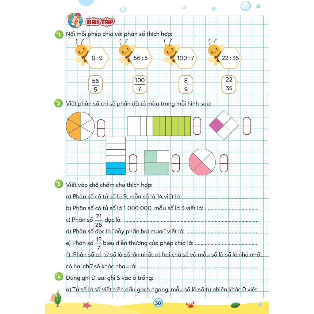 Vở Ôn Hè Toán 4 - Dùng Cho Học Sinh Lớp 4 Lên Lớp 5