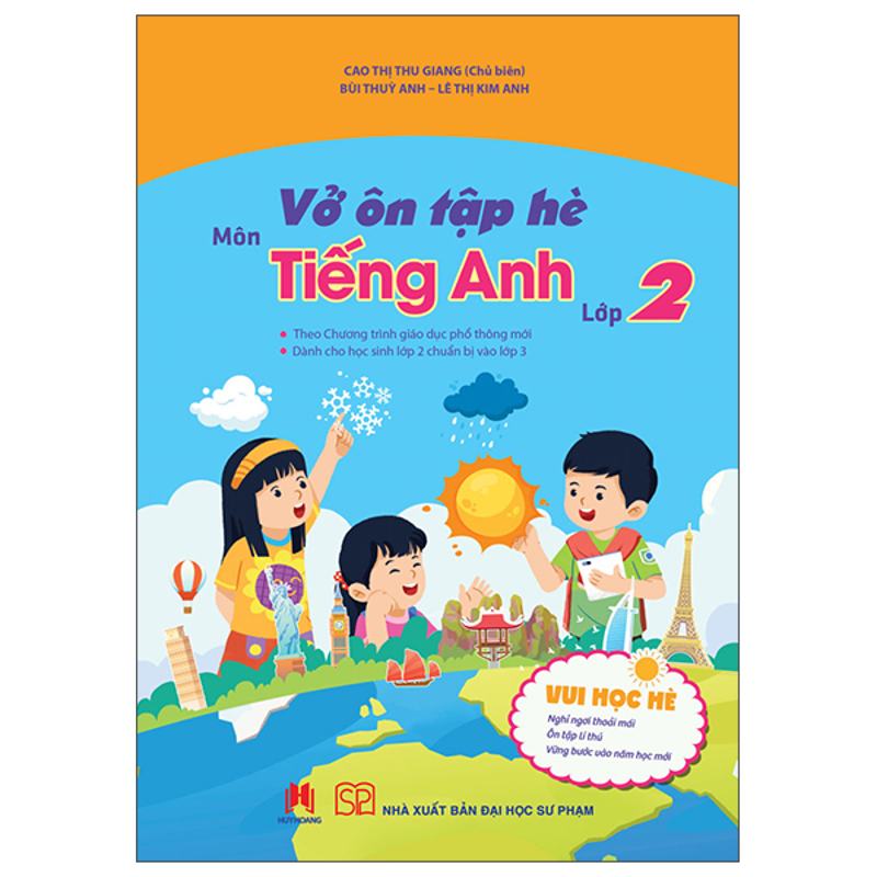 Vở Ôn Tập Hè Môn Tiếng Anh Lớp 2