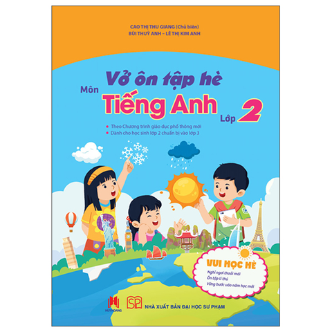Vở Ôn Tập Hè Môn Tiếng Anh Lớp 2