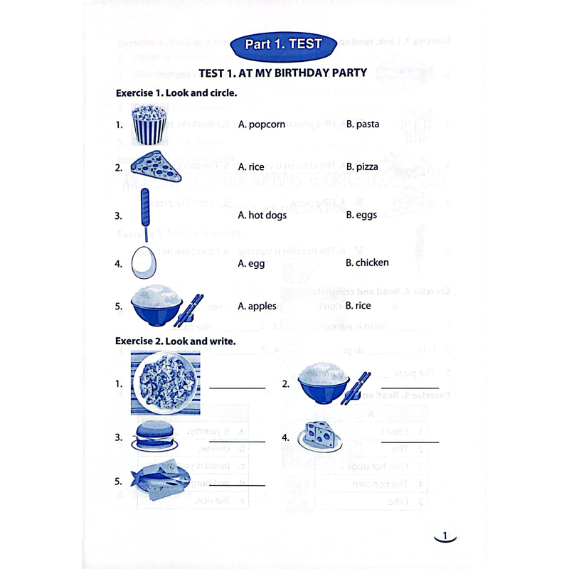 Vở Ôn Tập Hè Môn Tiếng Anh Lớp 2
