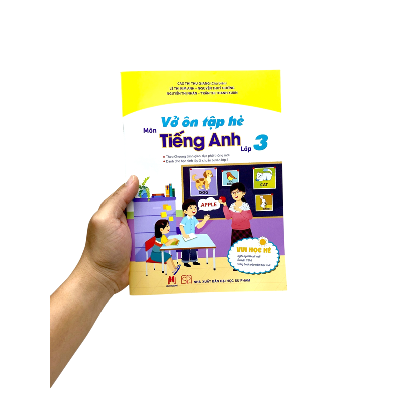 Vở Ôn Tập Hè Môn Tiếng Anh Lớp 3.