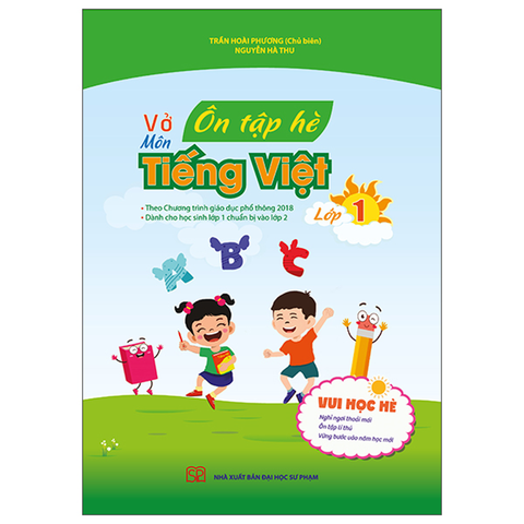 Vở Ôn Tập Hè Môn Tiếng Việt Lớp 1