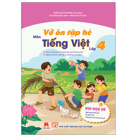 Vở Ôn Tập Hè Môn Tiếng Việt Lớp 4