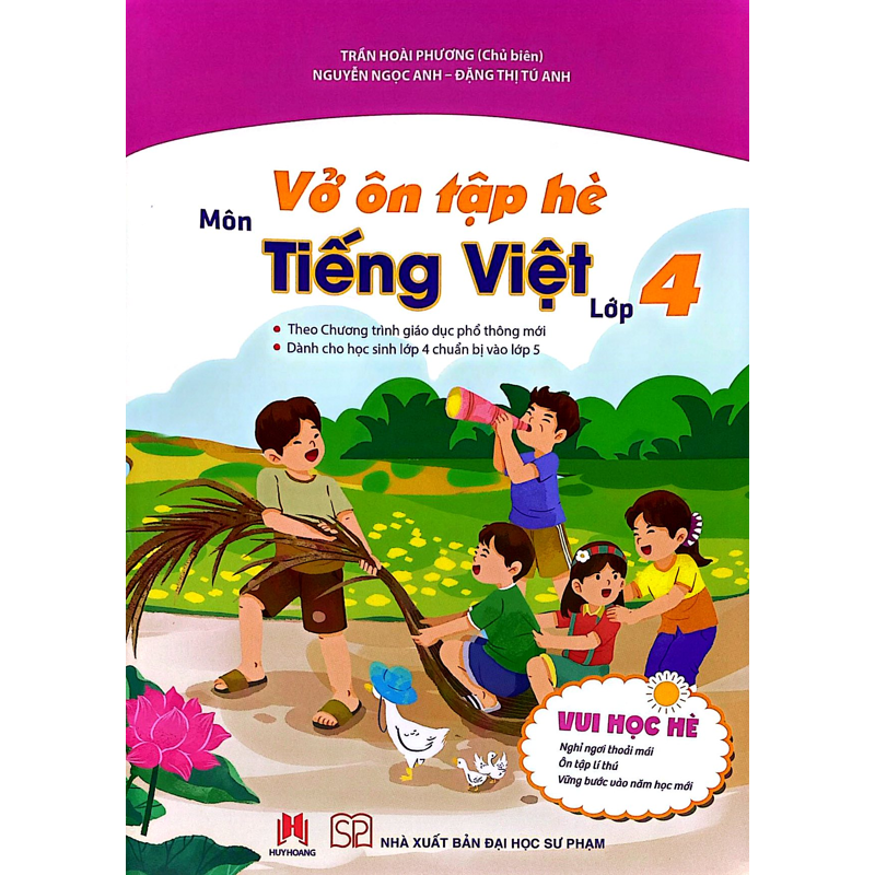 Vở Ôn Tập Hè Môn Tiếng Việt Lớp 4