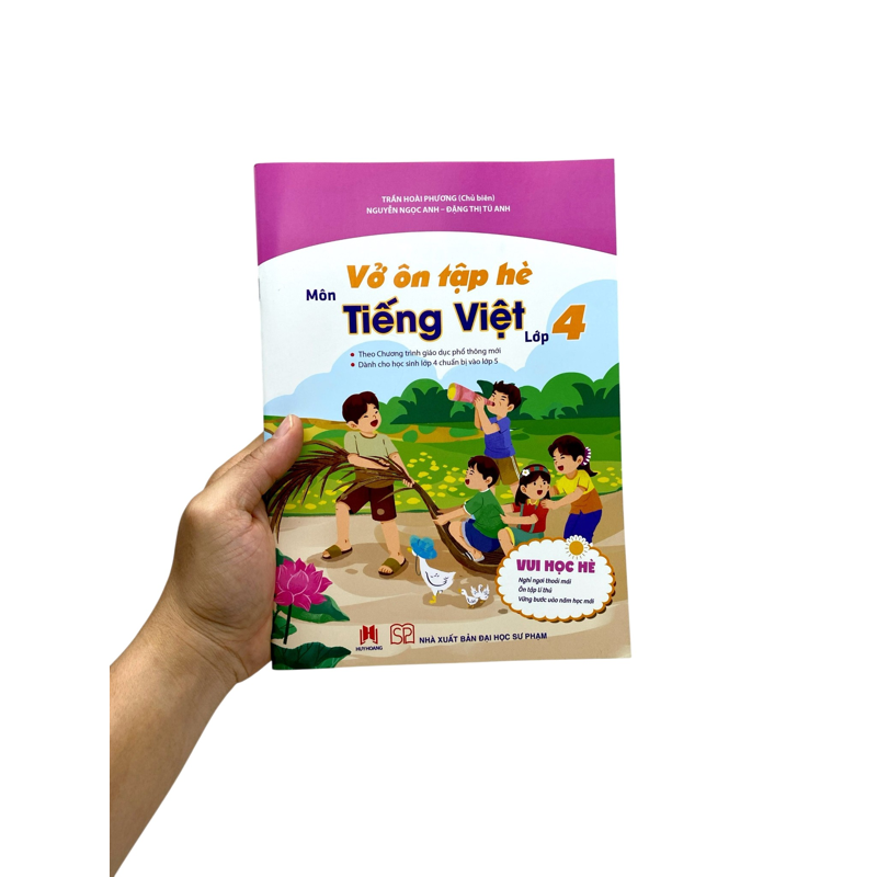 Vở Ôn Tập Hè Môn Tiếng Việt Lớp 4